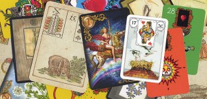 Verschiedene Lenormand Kartendecks