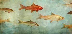 Die Fische – Bedeutung der Lenormand Karte Nr. 34 Lenormand Fische