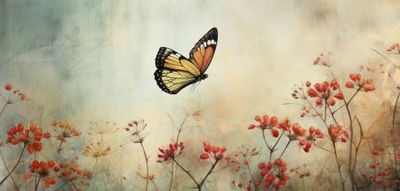 Bedeutung der Lenormand Zusatzkarte 48 – der Schmetterling Zusatzkarte 48 Schmetterling